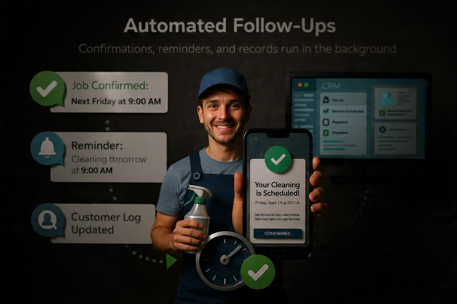 Automated follow-up icon